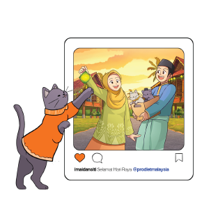Post your amazing and memorable moments with cats on social media and tag us @ProDiet to share how you enjoy Raya Fun Pack!