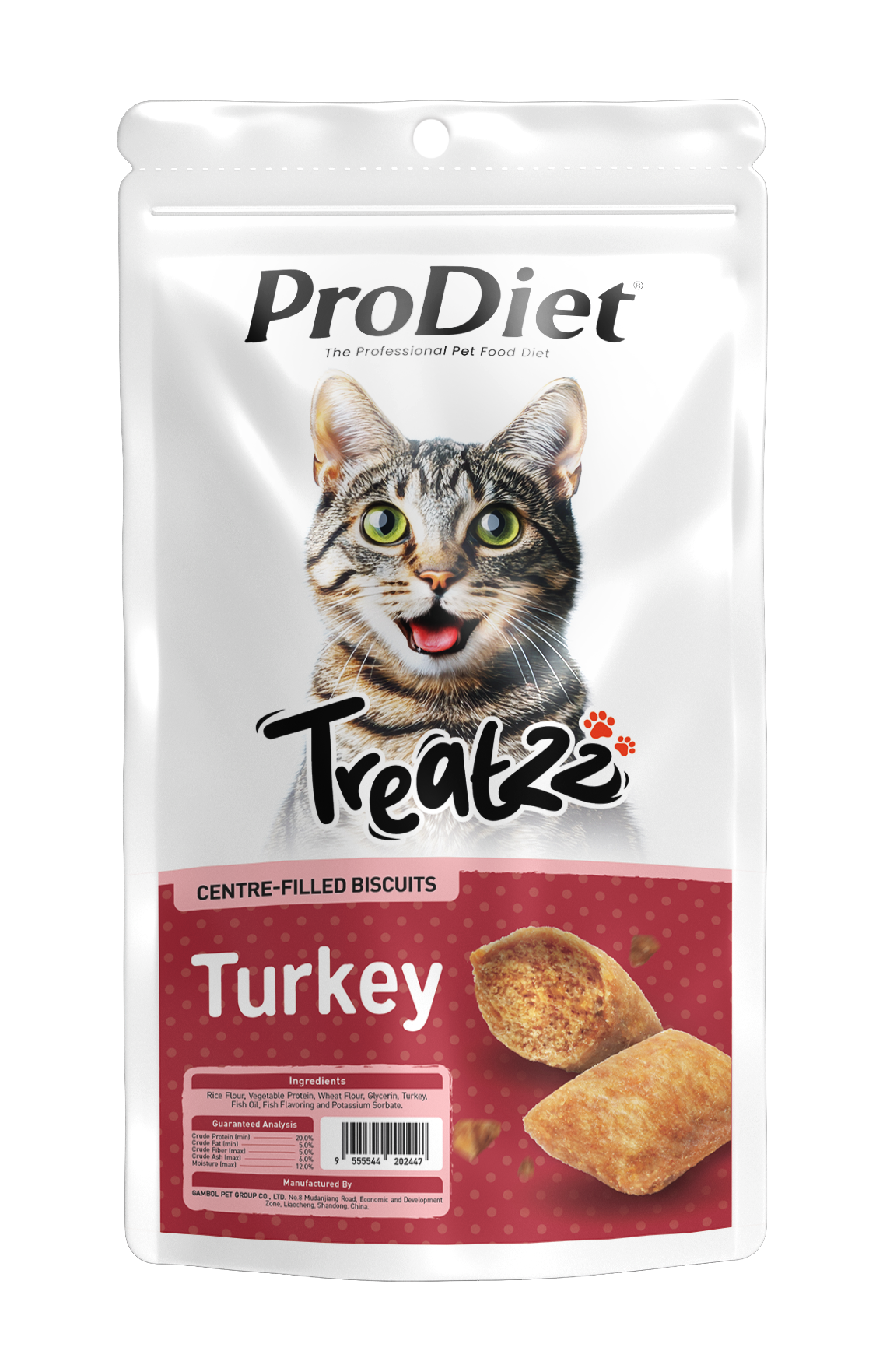 ProDiet Treatzz Centre-Filled Biscuits – Turkey (80g)